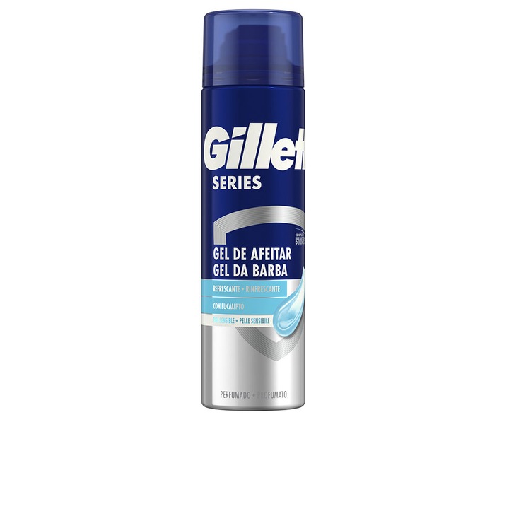 Gel de ras Gillette SERIES pentru piele sensibila 200 ml