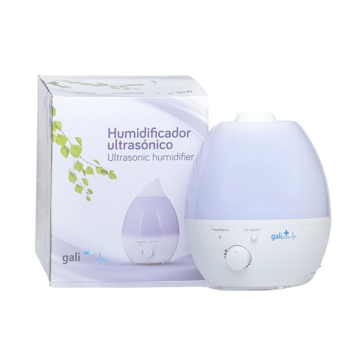 Umidificator cu umplere superioara Rohnson R9517, Aromaterapie, Sterilizator UV-C, 25W, telecomanda, rezervor 4 L, capacitate 250-450ml/h, 3 moduri reglare abur, panou digital, 16h producere continuu abur, timer 8h, 30m², umiditate 40-90%, argintiu