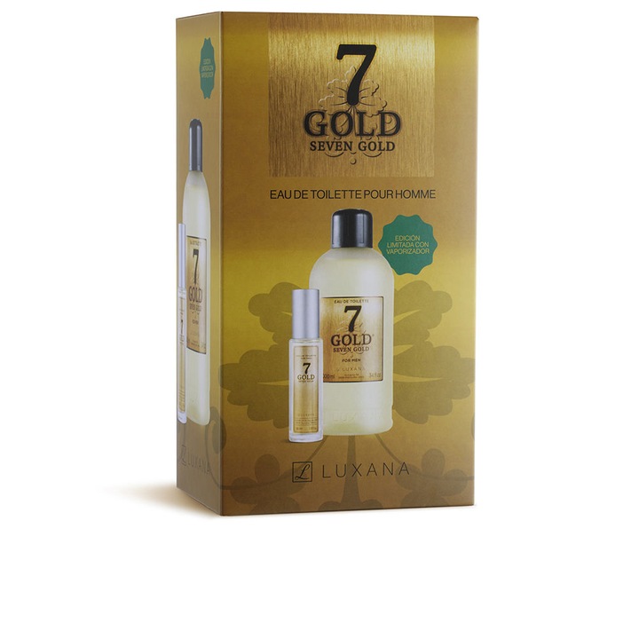 Set parfum Luxana SEVEN GOLD CASE set 2 pcs