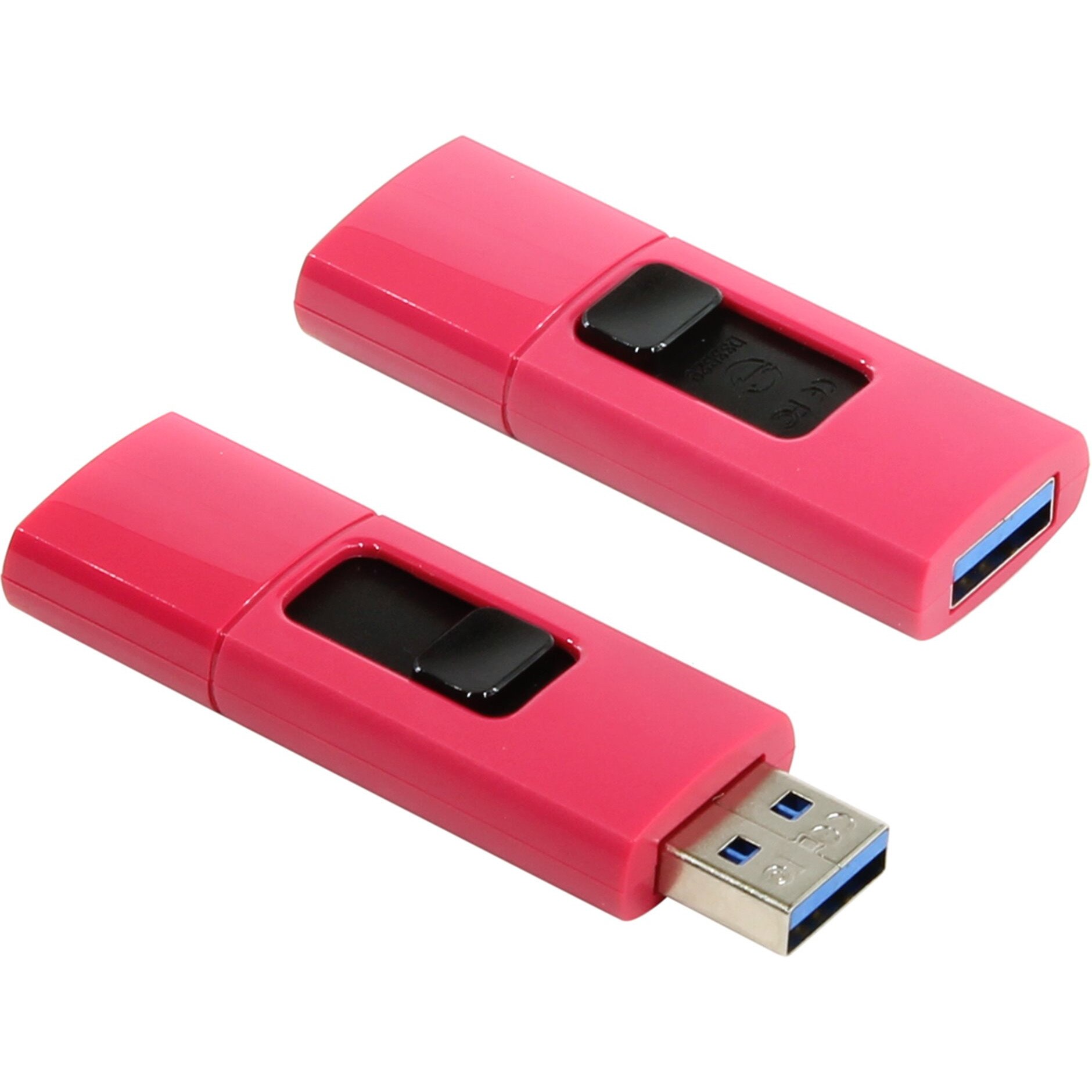 SP Silicon Power 16GB USB 3.0 Flash Drive Blaze B05 Pink | Slide Type Design Portable Thumb Drive | SP Widget Backup Software Included
