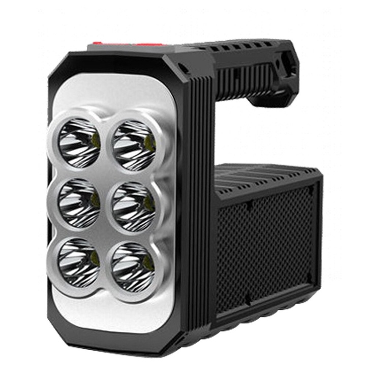 Lanterna LED portabila, ultra-intretinuta, 4 moduri, impermeabila, 30x5cm