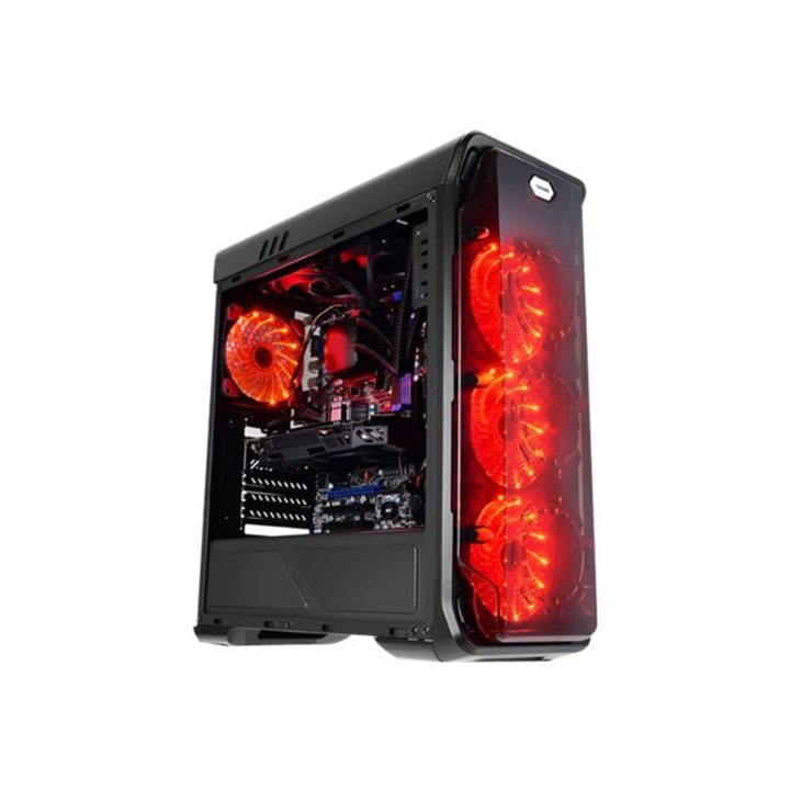 LC Power Gaming 988B Red Typhoon - mid tower - ATX (LC-988B-ON)