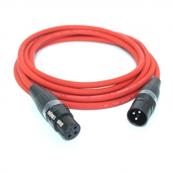 Cablu XLR-XLR 3m Sommer Cable Hicon rosu Cablu XLR-XLR 3m Sommer Cable Hicon rosu