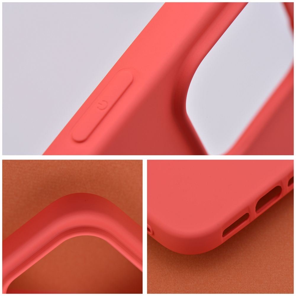 Husa silicon pentru Iphone 17 peach