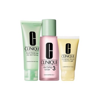 Set cadou Clinique 3 Steps: Sapun lichid pentru fata, 50 ml + Lotiune exfolianta no. 3, 100 ml + lotiune hidratanta Dramatically Different 30 ml Set cadou Clinique 3 Steps: Sapun lichid pentru fata, 50 ml + Lotiune exfolianta no. 3, 100 ml + lotiune hidratanta Dramatically Different 30 ml