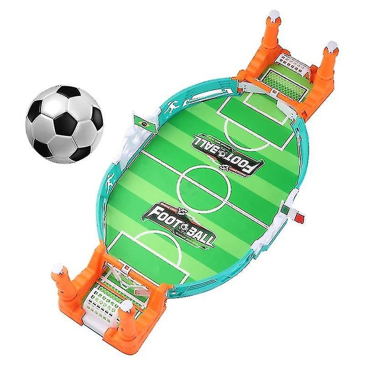 Joc de masa foosball, set 2 jucatori, 28x18.5x5cm, plastic, multicolor