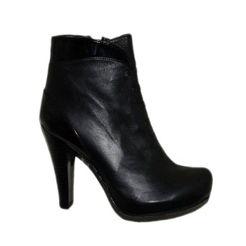 Botine scurte cu platforma,D&J Exclusive, Negru Botine scurte cu platforma,D&J Exclusive, Negru