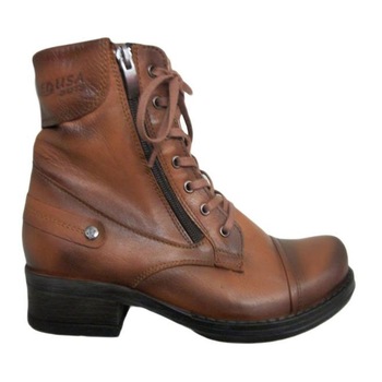 Ghete cu siret si fermuar,D&J Exclusive, Maro Ghete cu siret si fermuar,D&J Exclusive, Maro