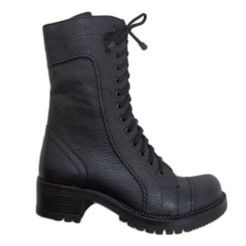 Bocanci cu talpa antiaderenta si design de cusaturi,D&J Exclusive, Negru Bocanci cu talpa antiaderenta si design de cusaturi,D&J Exclusive, Negru