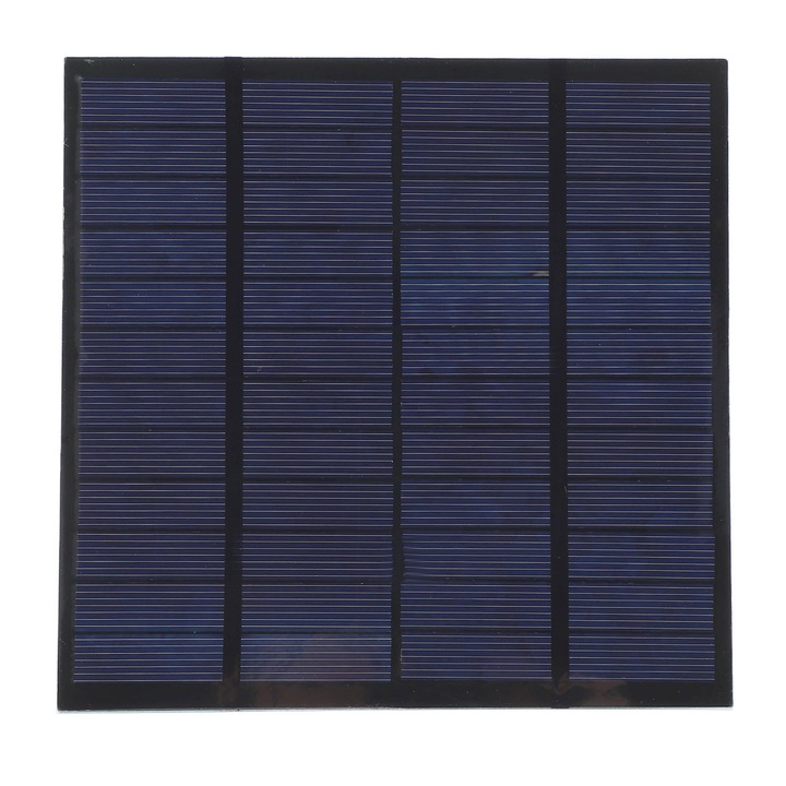HERUSI 3W 12V hordozható poliszilícium napelem 14.5x14.5cm