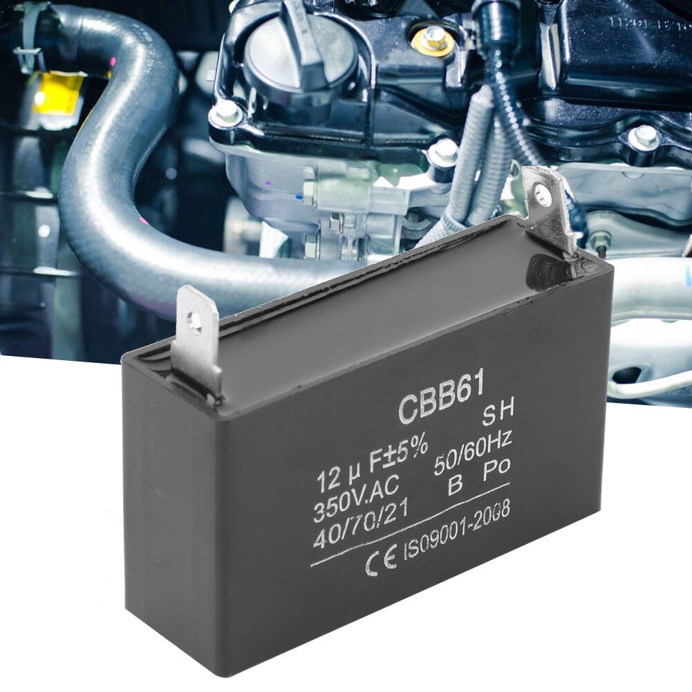 Condensatore Del Generatore Di Benzina 50/60Hz 350VAC 11uf Condensatore Del Motore Di Avvio CBB61 Condensatore Di Avviamento Dell'ABS Per La Pompa Dell'aria Del Generatore Del Motore Del - Foto 3