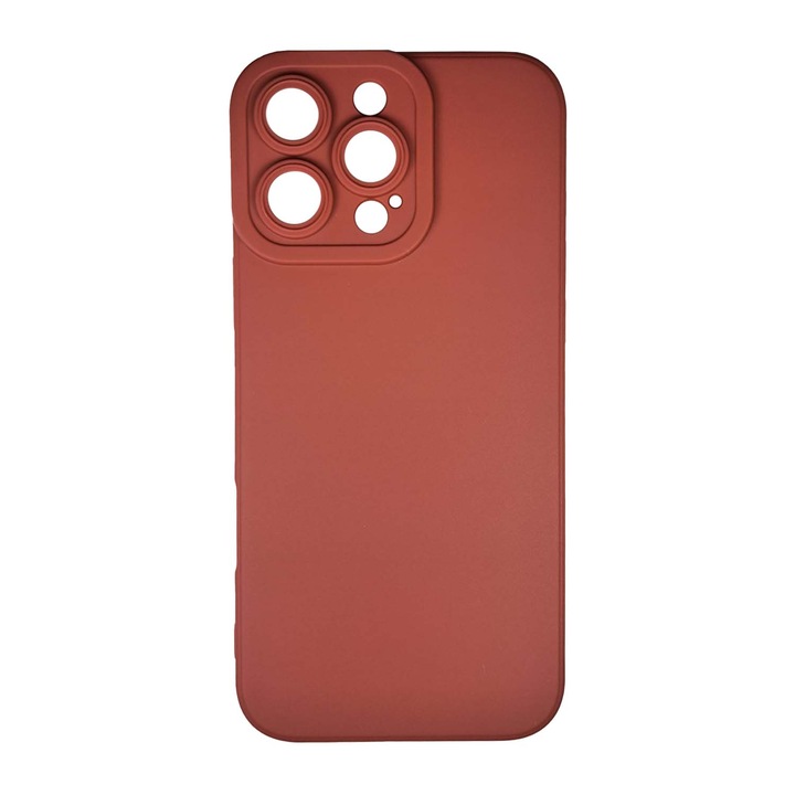 Калъф за телефон, съвместим с Apple iPhone 16 Pro Max, Viceversa, Colors Collection, Silicone, TPU, Cherry