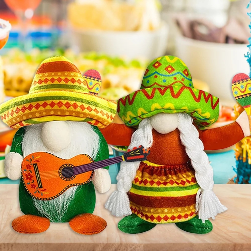 Gnom mexican, decorativ, 1 bucata, multicolor - eMAG.ro