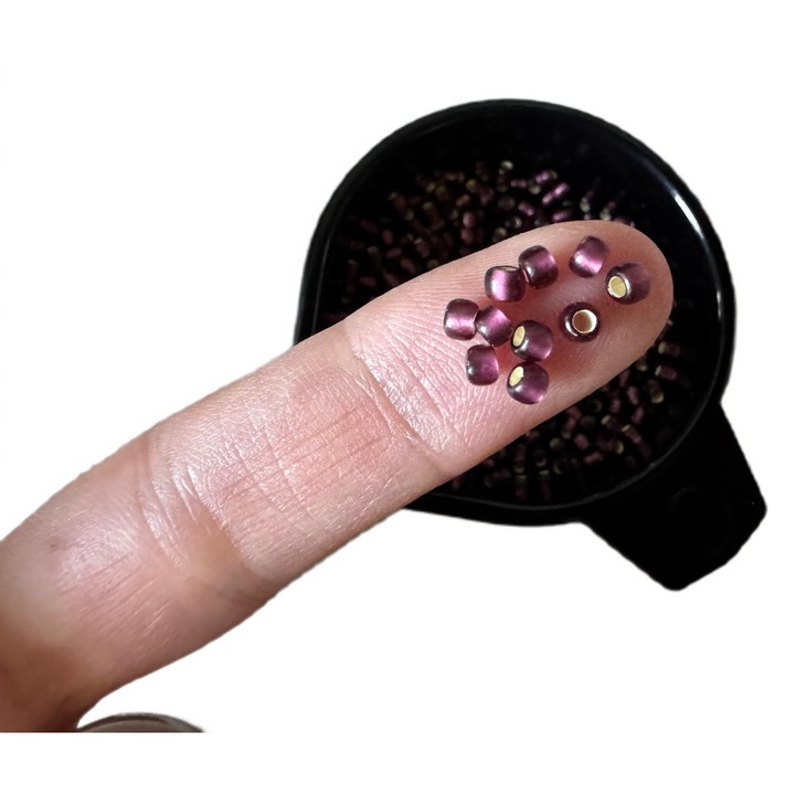 Margele japoneze din sticla pentru bijuterii handmade, rotunde 8/0, 26CF, 10g