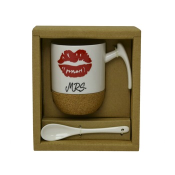 SET PORTELAN BOBO GR171600013 Cana 300ml Cu Lingurita SET PORTELAN BOBO GR171600013 Cana 300ml Cu Lingurita