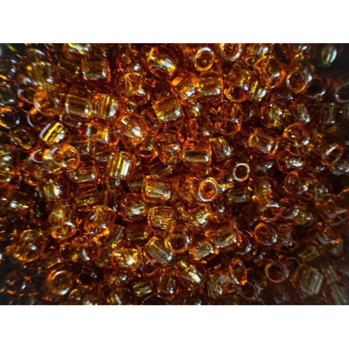 Margele japoneze din sticla pentru bijuterii handmade, rotunde 8/0, 2C, 10g