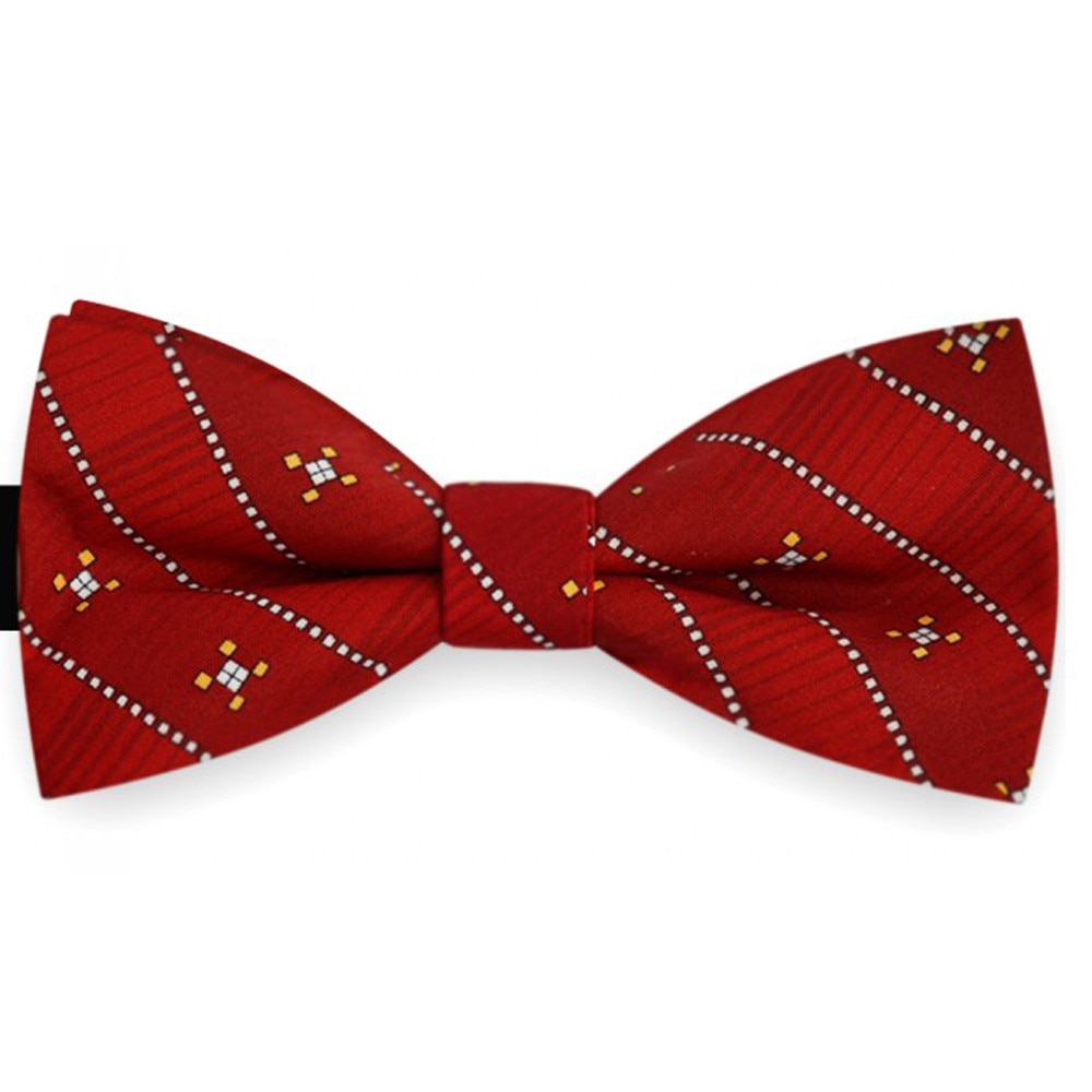 Papion barbati rosu, clasic, motive traditionale