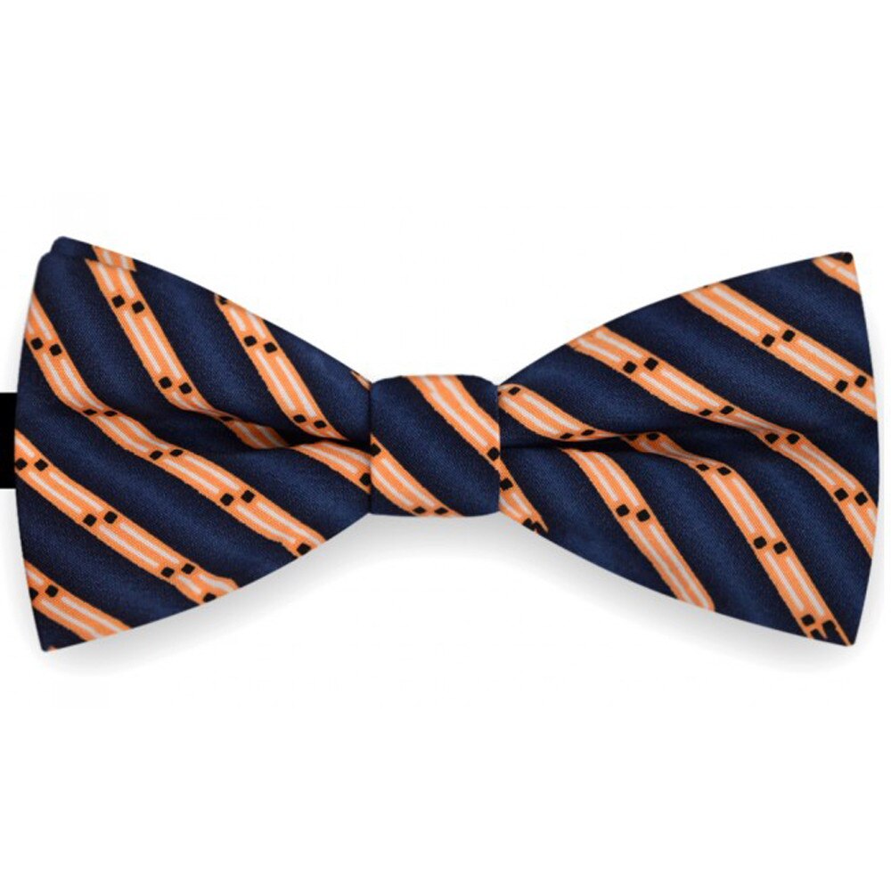 Papion bleumarin, clasic, model dungi punctate