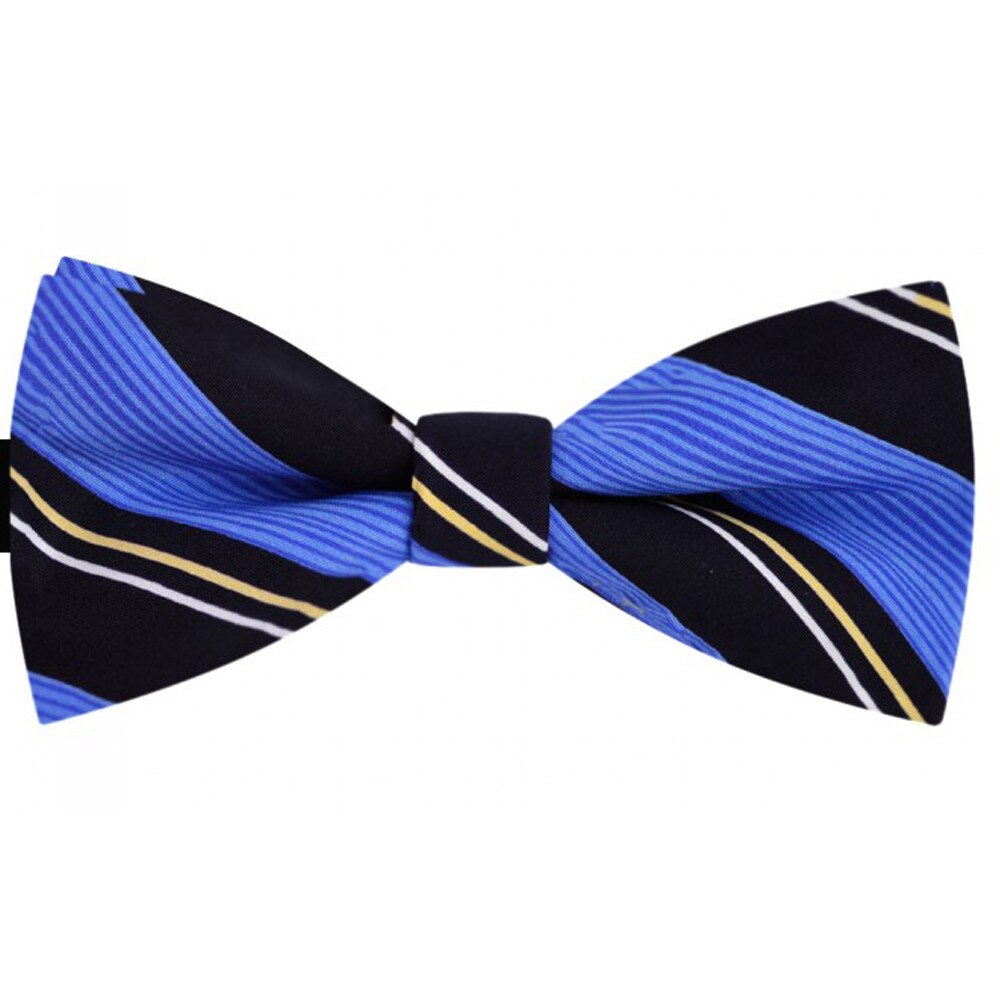 Papion barbati negru, clasic, model dungi