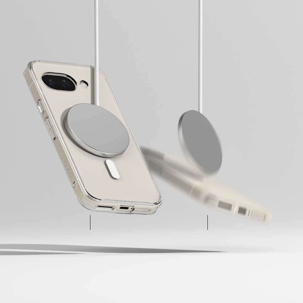 Husa MagSafe pentru Google Pixel 9a, Ringke, Fusion, Transparenta