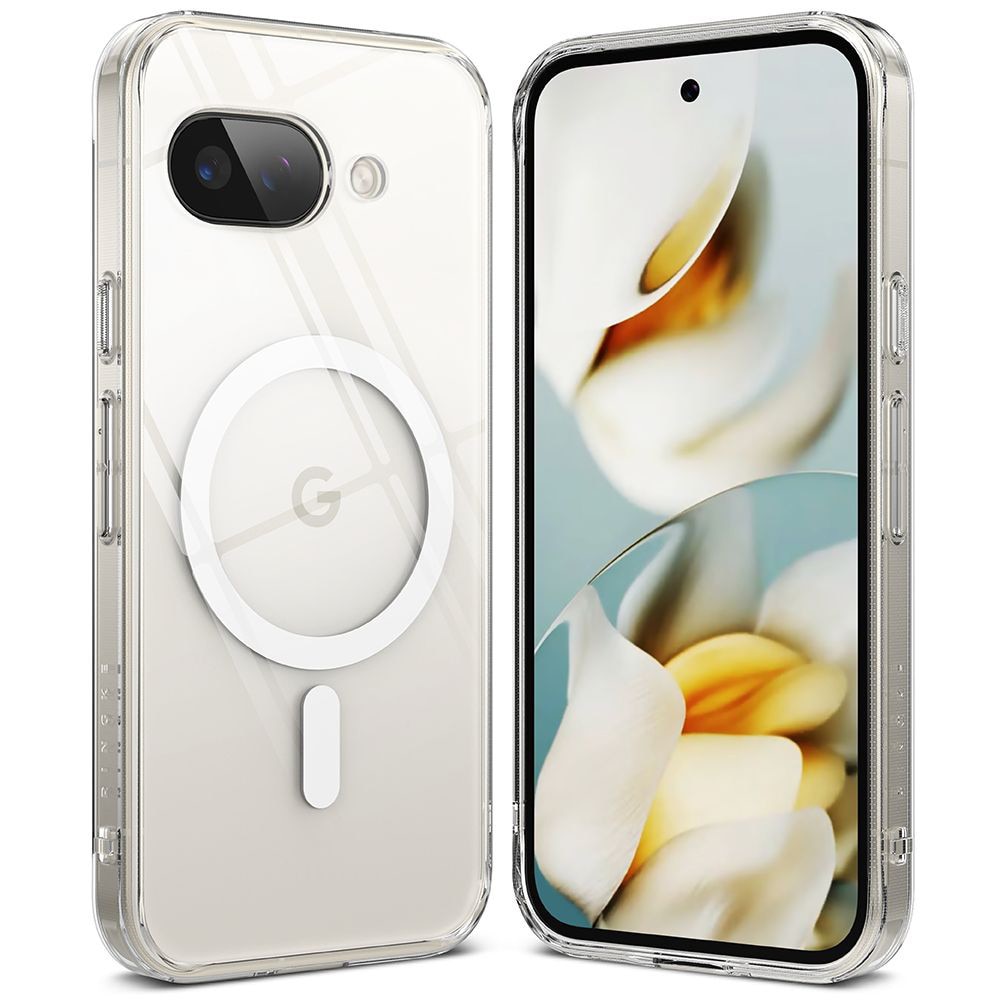 Husa MagSafe pentru Google Pixel 9a, Ringke, Fusion, Transparenta