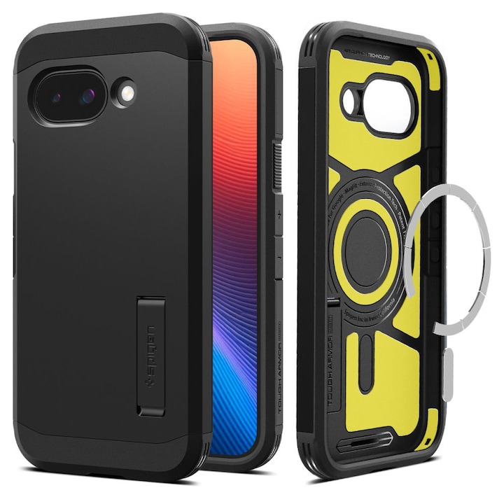 Tok Google Pixel 9a, S84, poliuretán, fekete