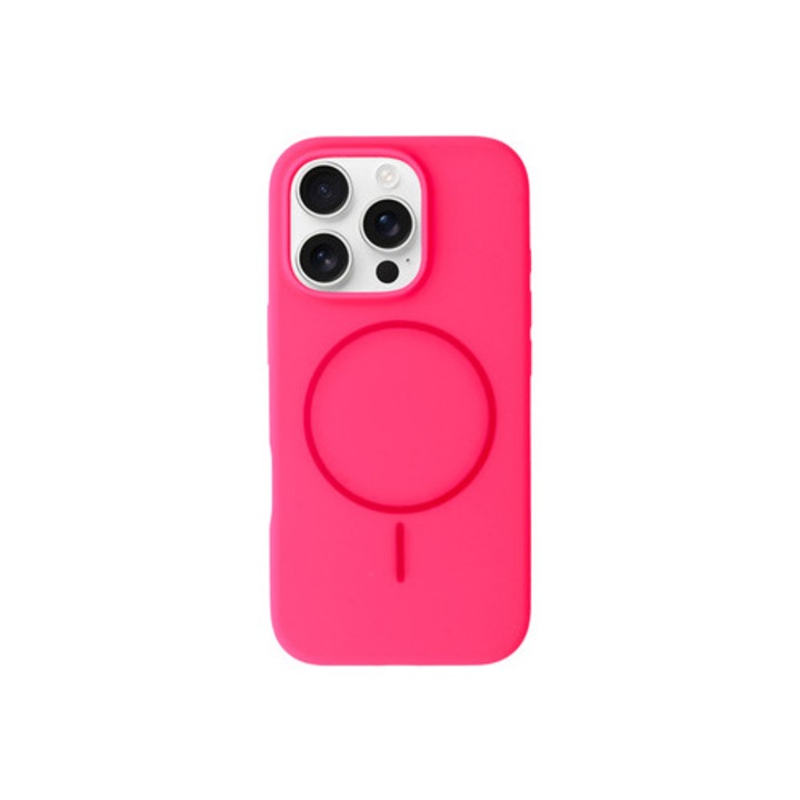 iPhone 15 Pro Max szilikon vékony, rózsaszín tok