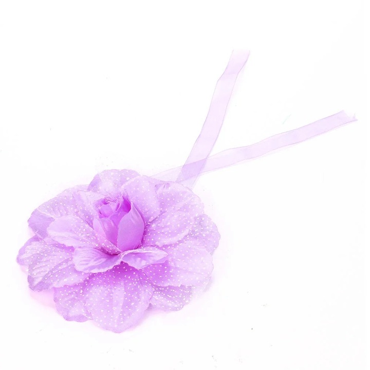 Accesorii perdele YANYXR, floare bujor, 17cm, alb, 50cm