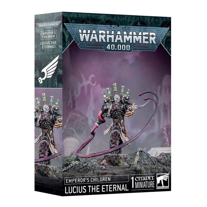 Warhammer 40000 játék kiegészítő Lucius The Eternal Emperor's Children Games Workshop 21 Piece Grey
