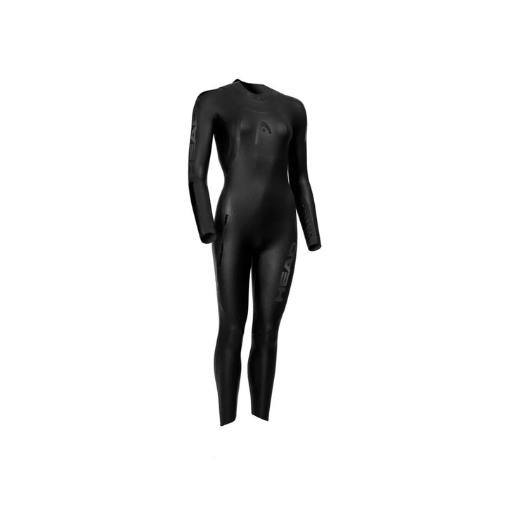 Costum inot, Head, Black Marlin 4.3.1, 5, Maneca lunga, Negru/Gri, L