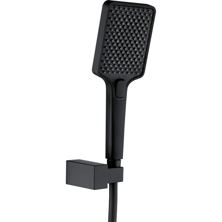 Zuhanykészlet, Deante, fekete, sárgaréz