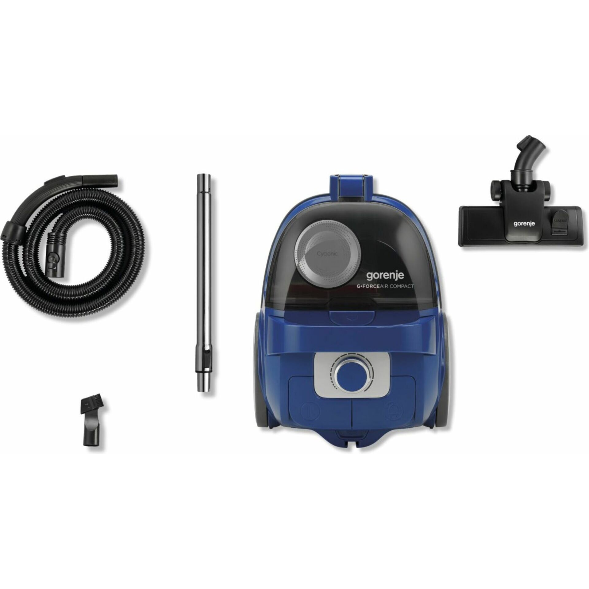 Aspirator fara sac, Gorenje, 800 W, 2.2 L, albastru