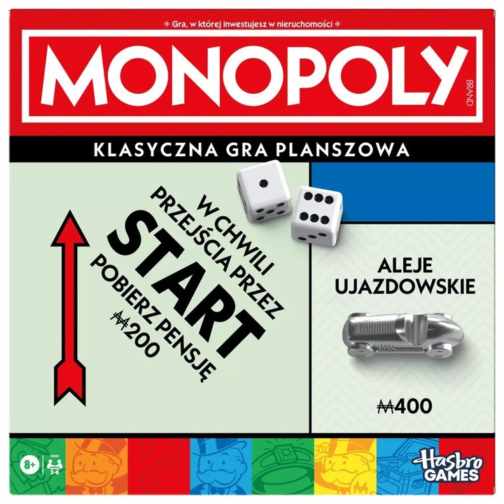 Настолна игра Hasbro Monopoly Classic Refresh, 2-6 играчи