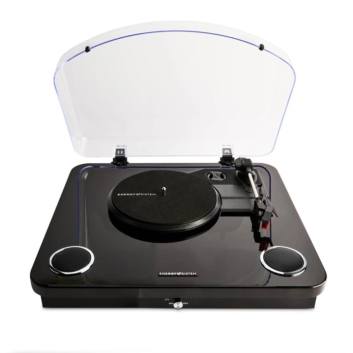 Грамофонна система Pick-Up Energy BlackSpin, Bluetooth, черна
