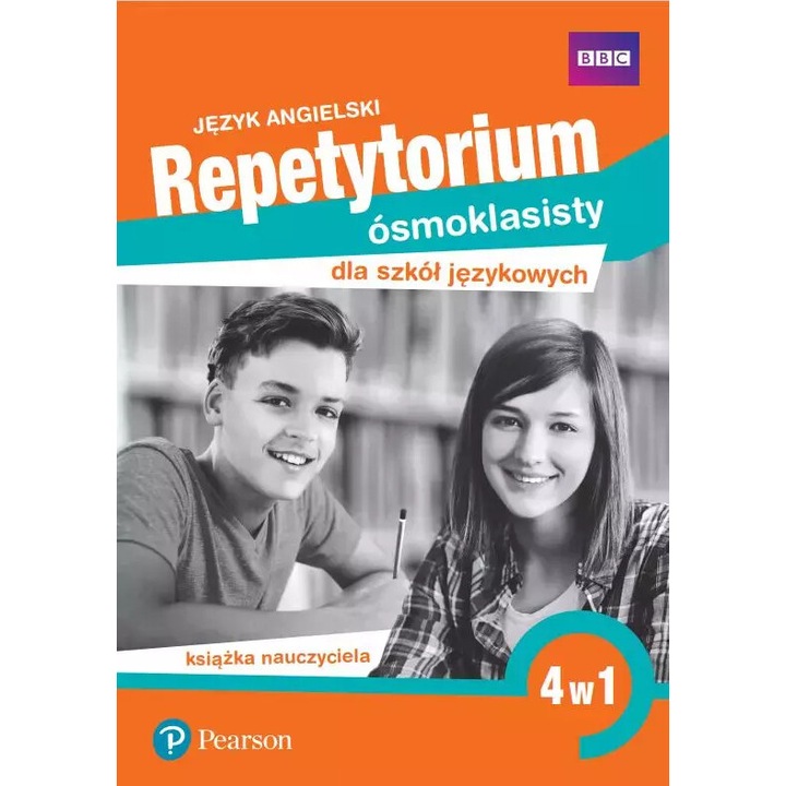 Manual de limba engleza, PEARSON, Repetytorium pentru examenul de clasa a VIII-a, 4 in 1, cu acces la ActiveBook, material audio si video