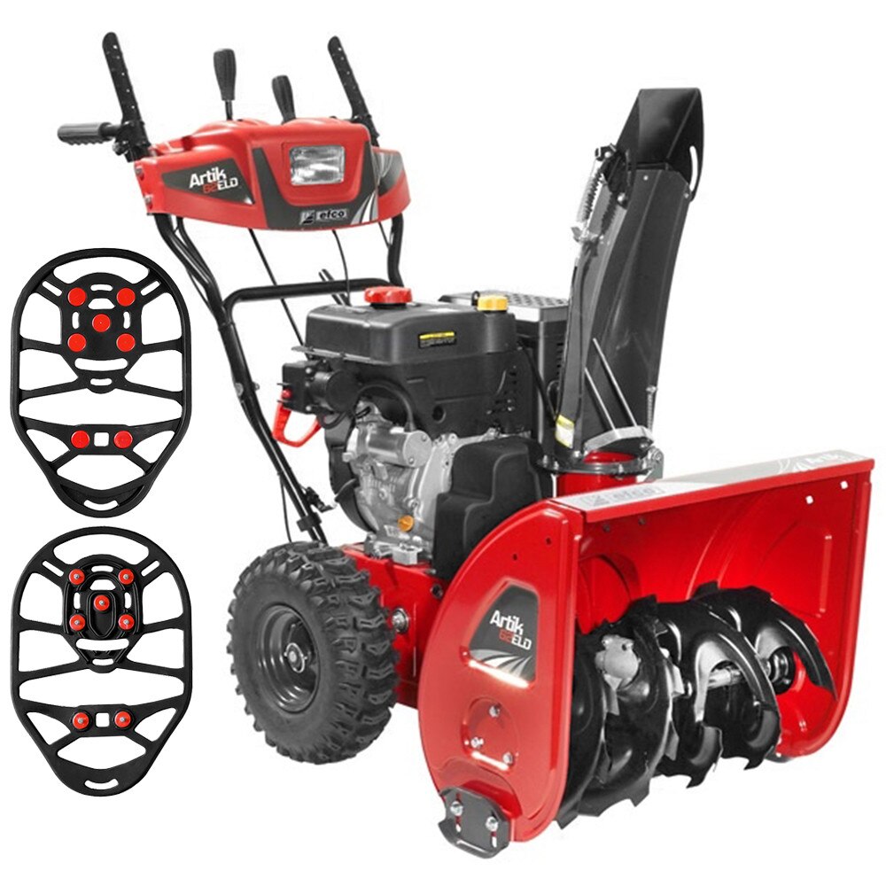 Freza de zapada EFCO ARTIK 62 ELD, pornire electrica, 9 CP, motor Loncin Snow Engine, latime de lucru 62 cm, 8 viteze, indicator bord + Branturi antiderapante CADOU