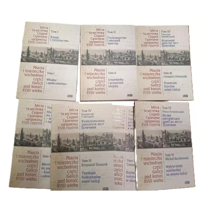 Miasta si miasteczka in estul Galiciei, vol. 1-7, Historia Iagellonica, 2023