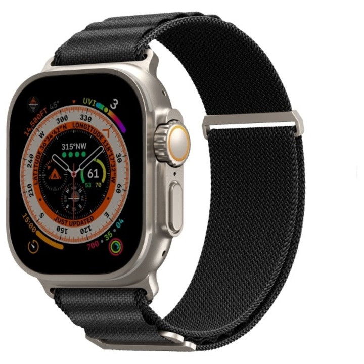 Curea Smartwatch, Skinarma, Plastic / Titan, neagră