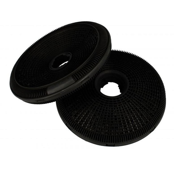 Set 2 filtre carbon activ tip D190 e-SWC® pentru hota Gorenje, echivalent cu AH128 / 443072
