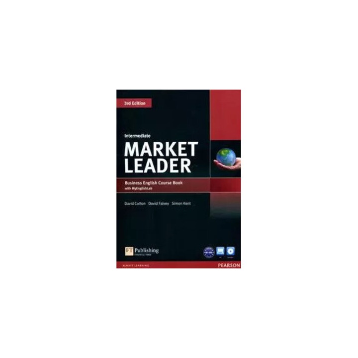 Curs de limba engleza, PEARSON, Market Leader 3Ed Intermediate, cu DVD si MyEngL, 2023