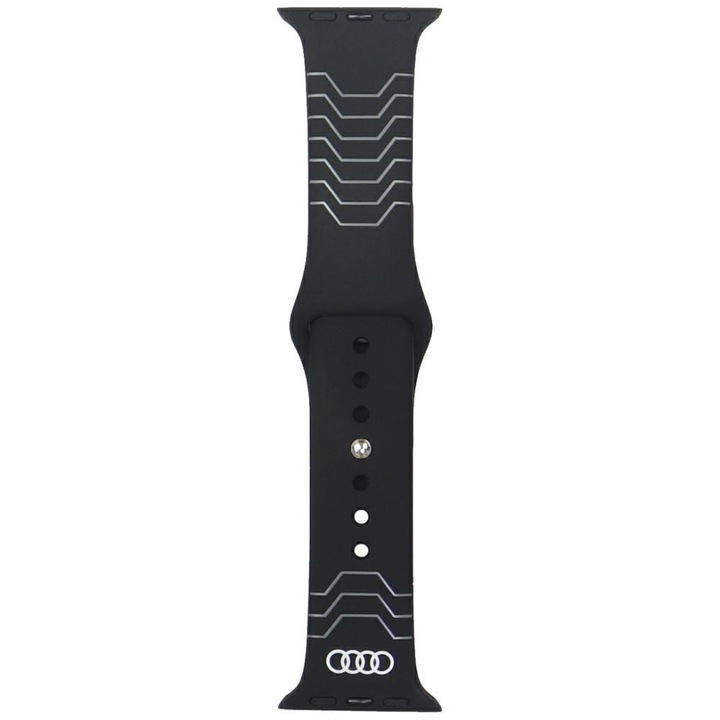 Каишка Audi, За Apple Watch 40x41x42 мм, черна