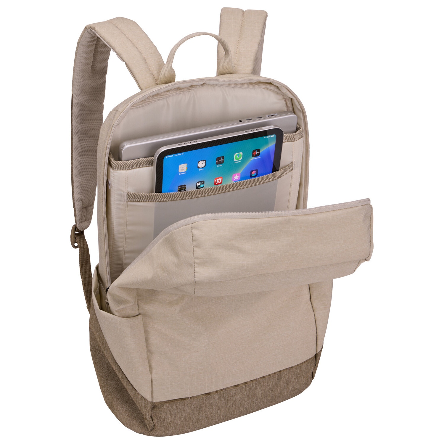Rucsac urban cu compartiment laptop, Thule, Lithos, 20L, Bej