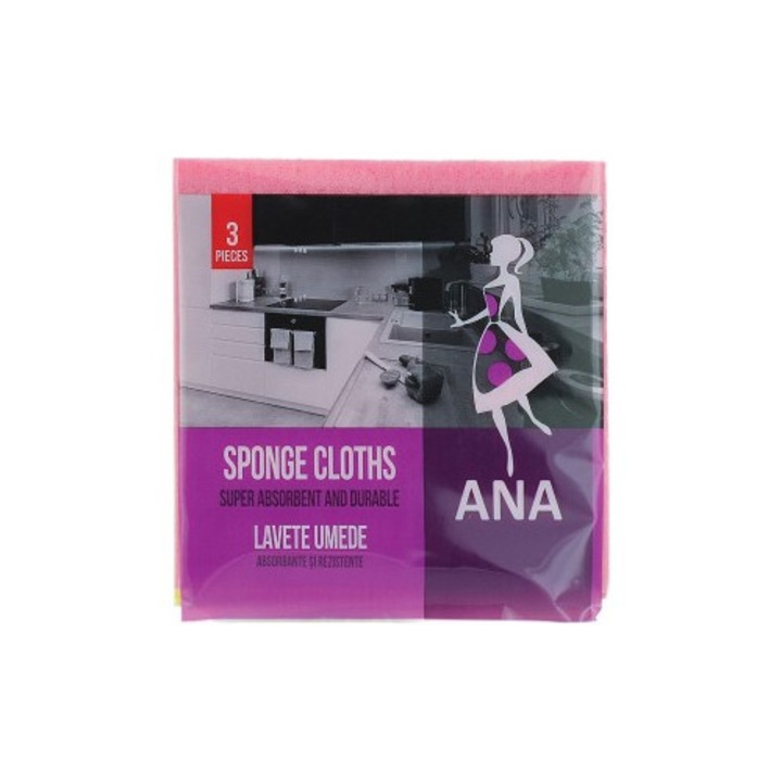 Lavete Umede Ana 3 Buc (Az)(4361)