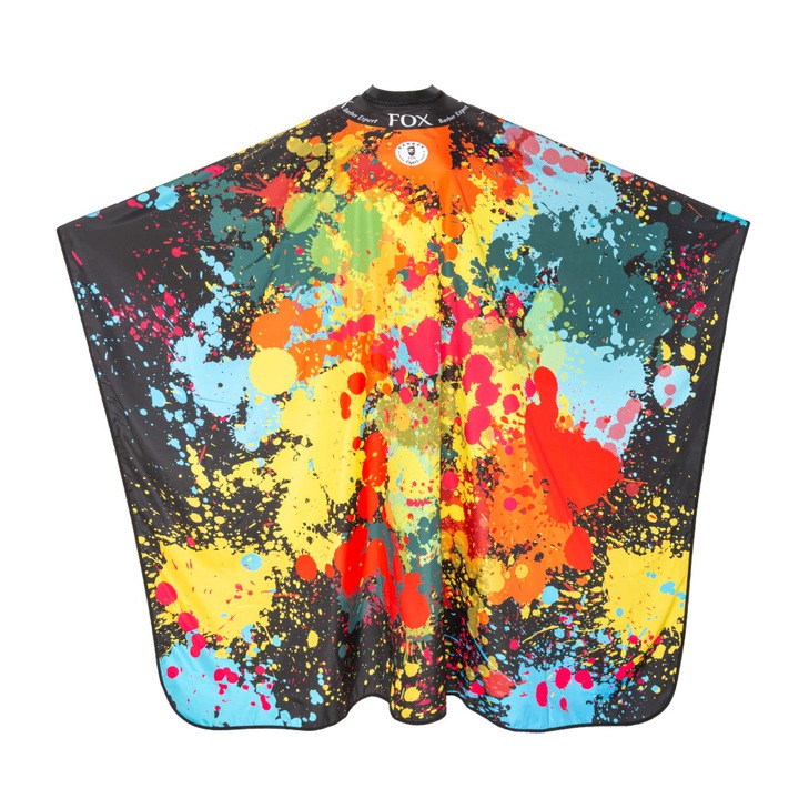 Pelerina FOX Barber Expert cu guler din silicon