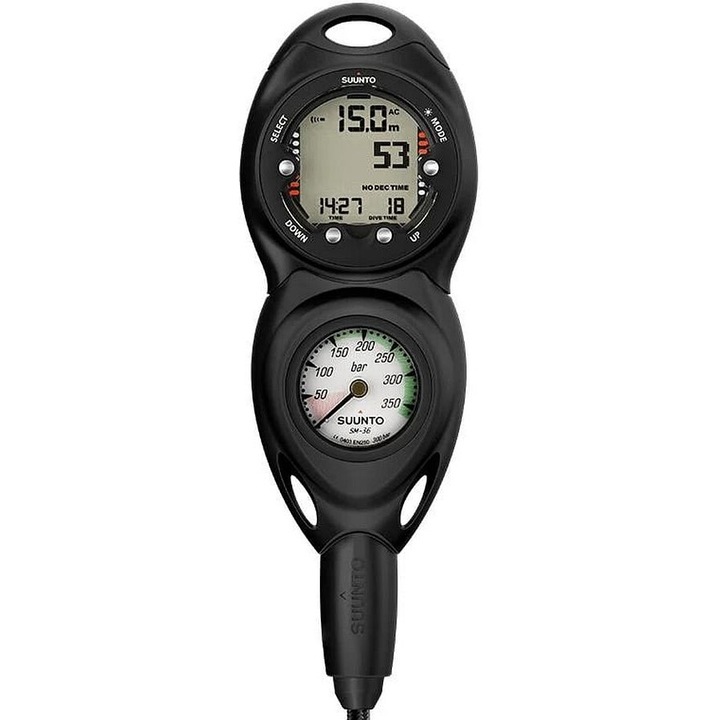 Compas Suunto CB - Two in Line 300, rezistent la temperaturi scazute, display fosforescent, 300m