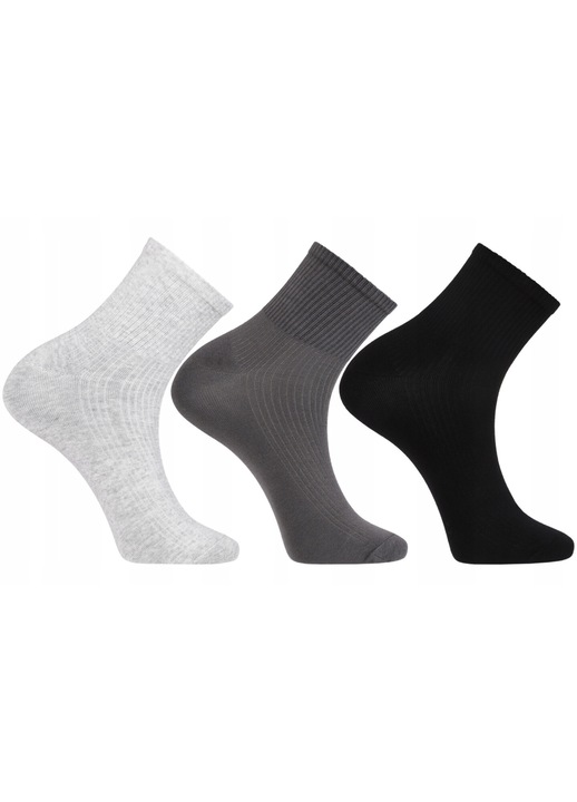 Sosete barbati, MORAJ, Pachet de 3, Multicolor, Bumbac/Poliamida, 43-45 EU