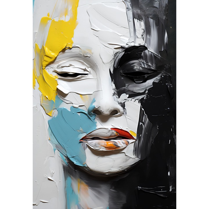 Tablou print pe canvas " PPF abstract 51A" 40x60 cm