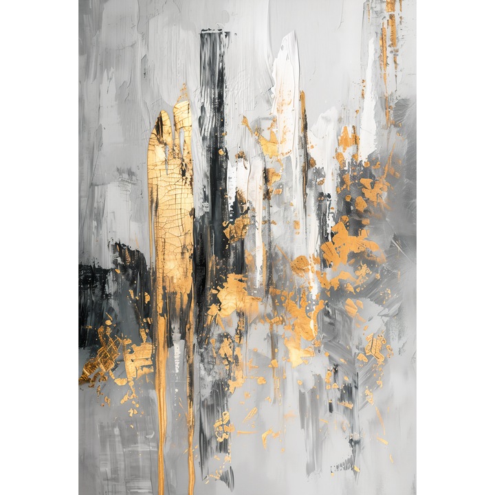 Tablou print pe canvas " PPF abstract 363A-1" 40x60 cm
