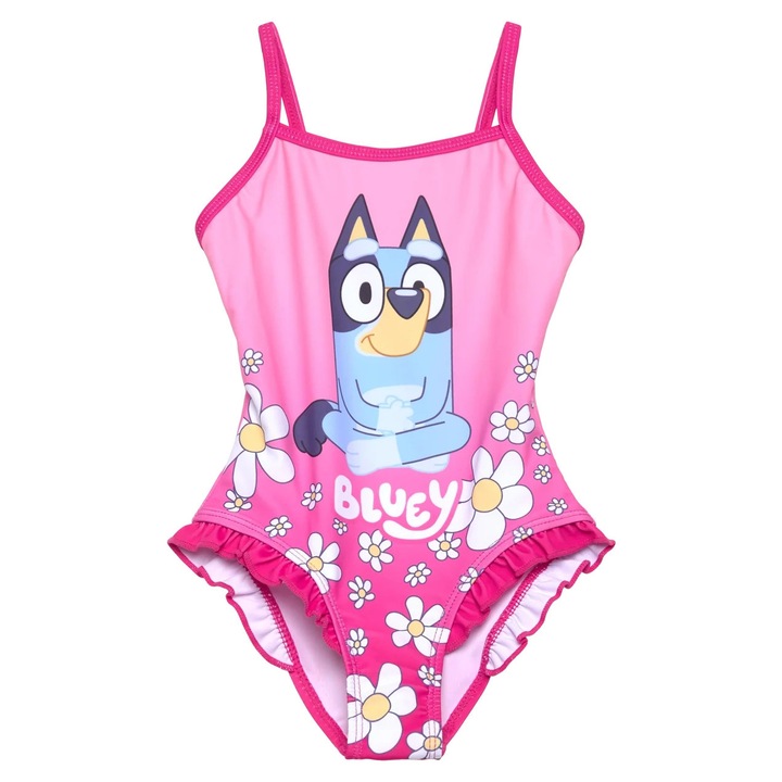 Цял бански костюм Bluey, Розово