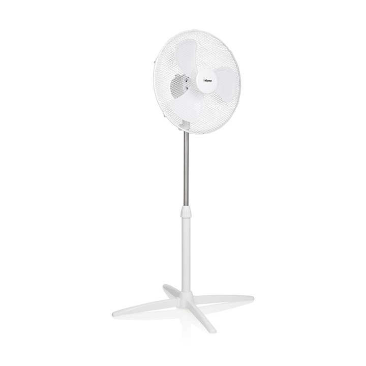Tristar állóventilátor, VE-5755, fehér, 40 cm átmérőjű, 3 sebességfokozatú, oszcilláló